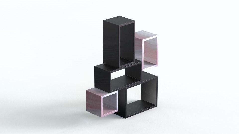 Wood Cabinets Free 3D model_4