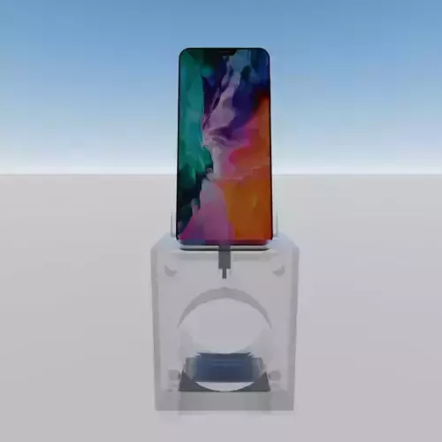 PHONE DOCK ACOUSTIC AMPLIFICATION STAND 3D print model