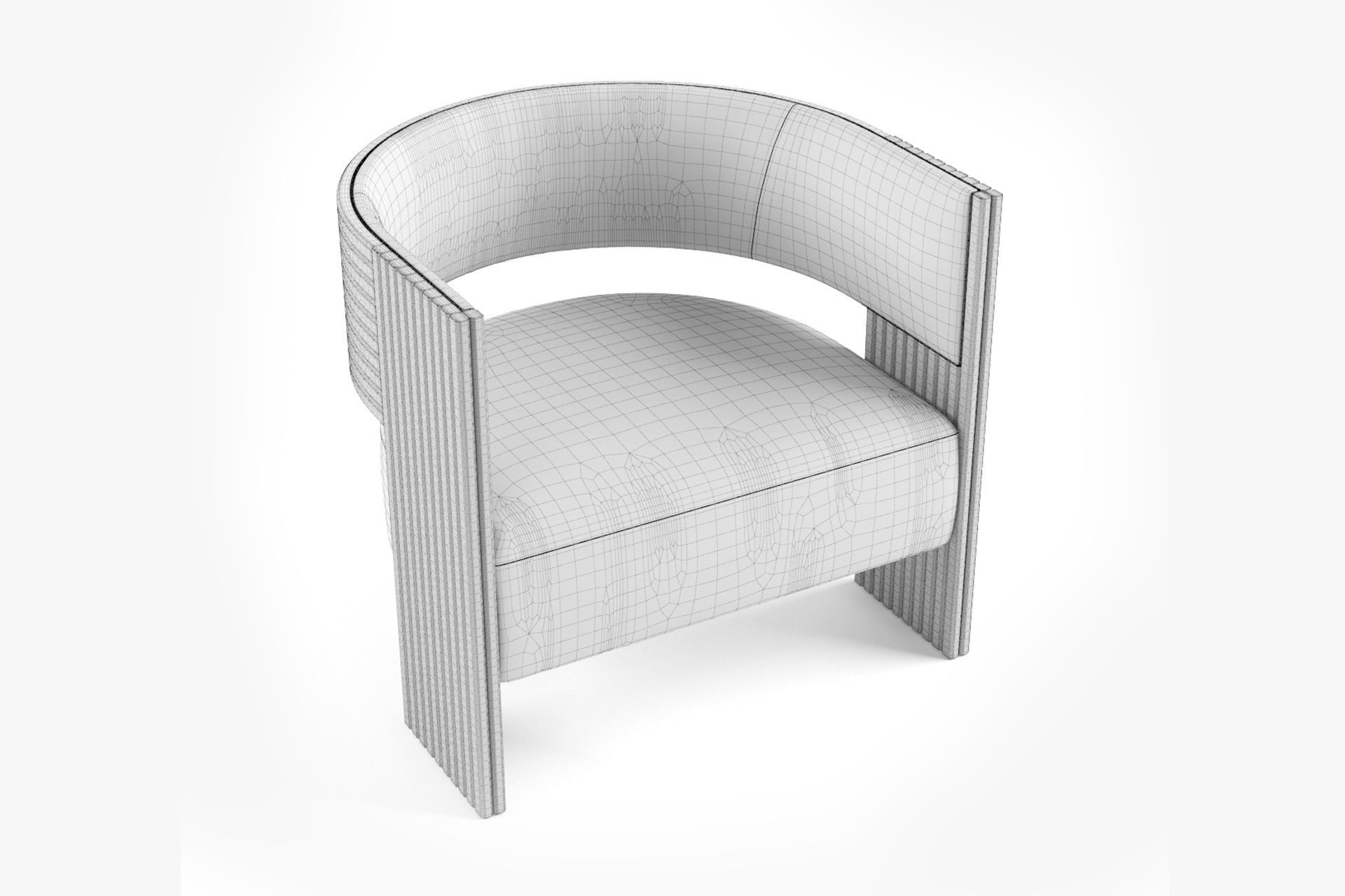 Mcguire Kanan Lounge Chair 3D model_5