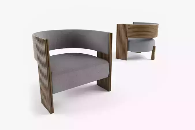 Mcguire Kanan Lounge Chair 3D model