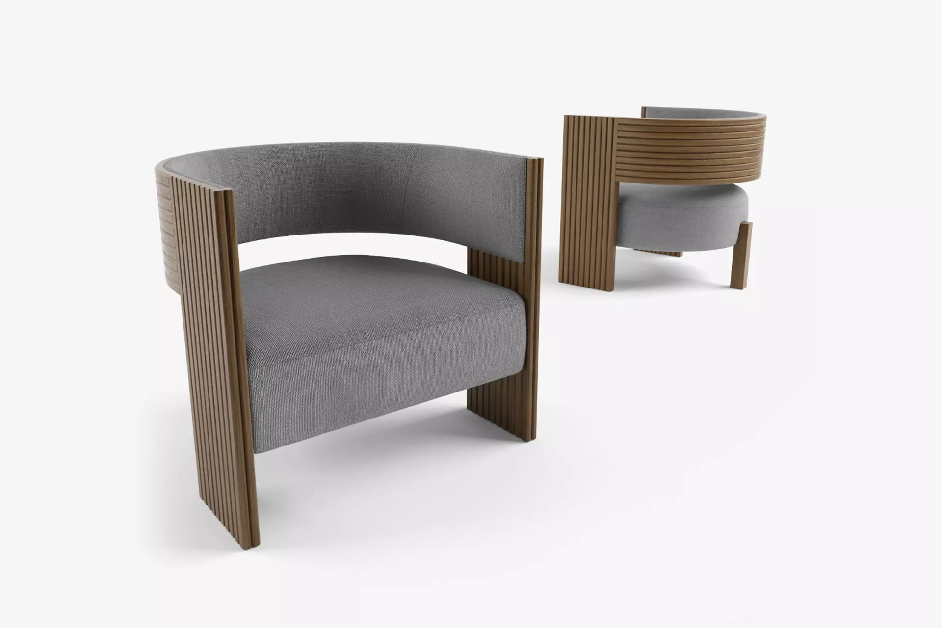 Mcguire Kanan Lounge Chair 3D model_0