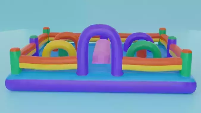 inflatable for kids large size 3D model