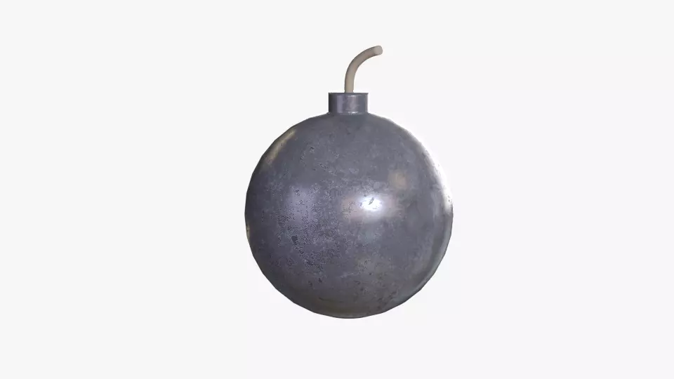 Cartoon Bomb Free 3D model