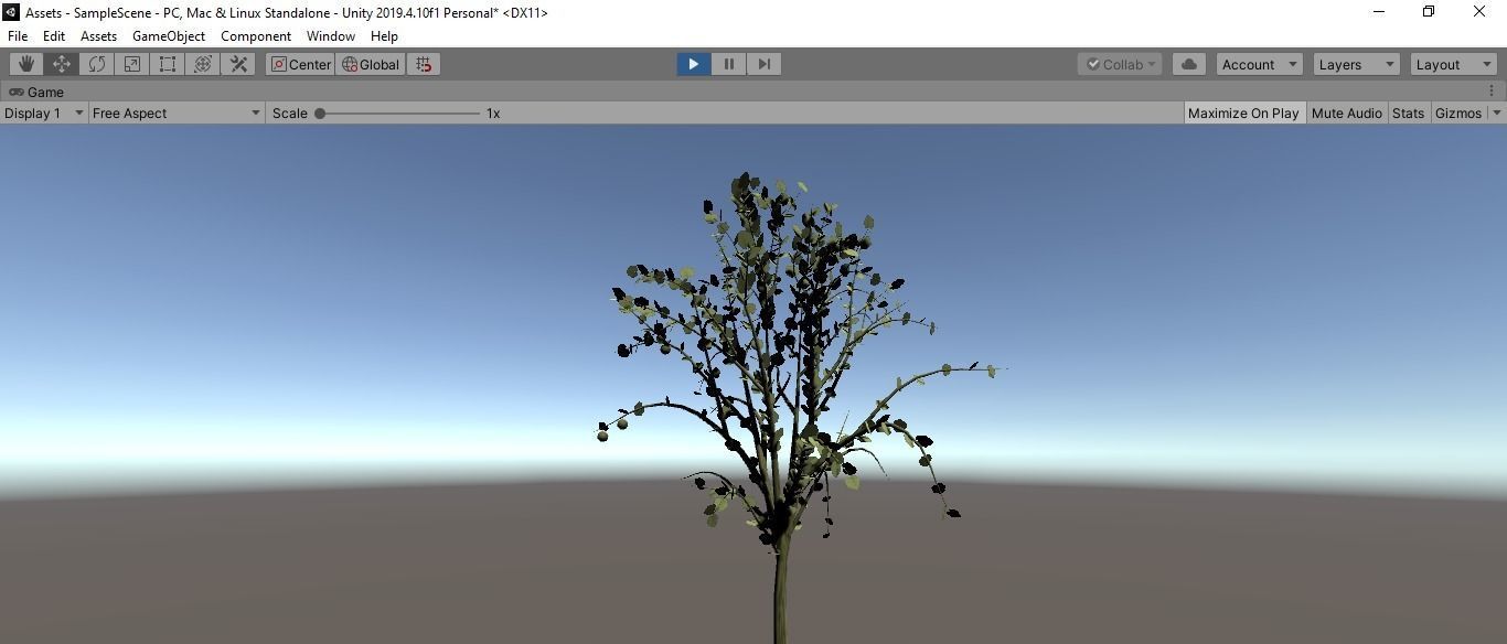 Pohon Jarak 3D model animated rigged | CGTrader