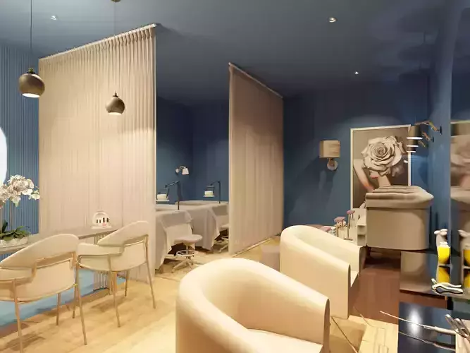 Spa Interior Blender Design Blender 2-8x File