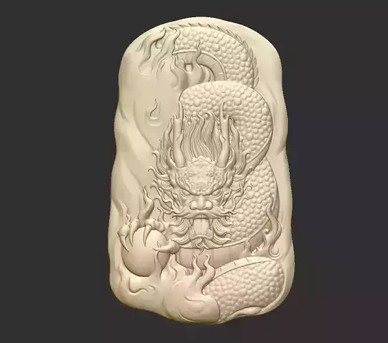 dragon carving