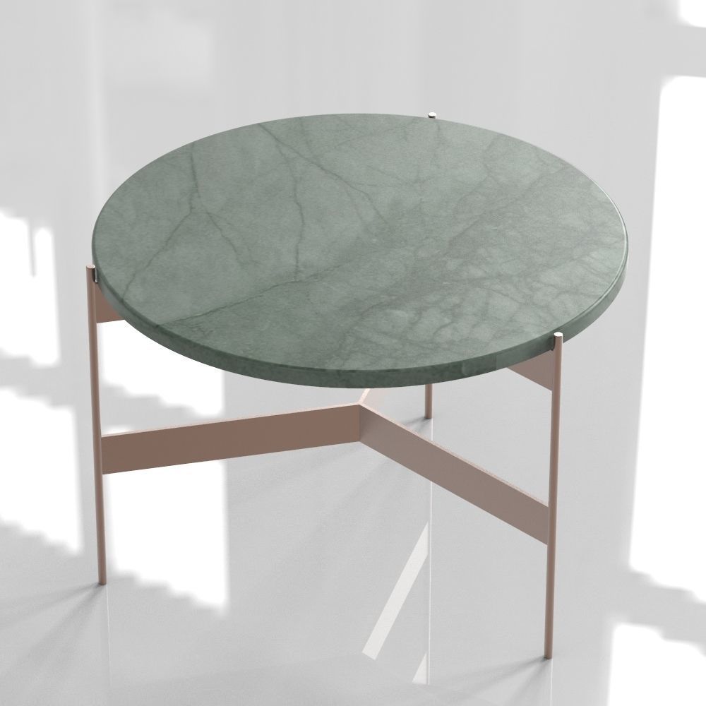 Green Marble Table Free low-poly 3D model_1