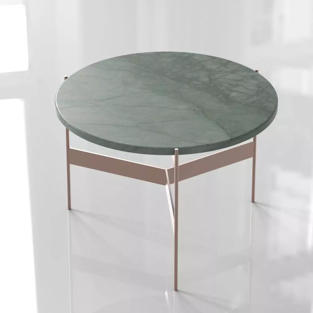 Green Marble Table Free low-poly 3D model_0