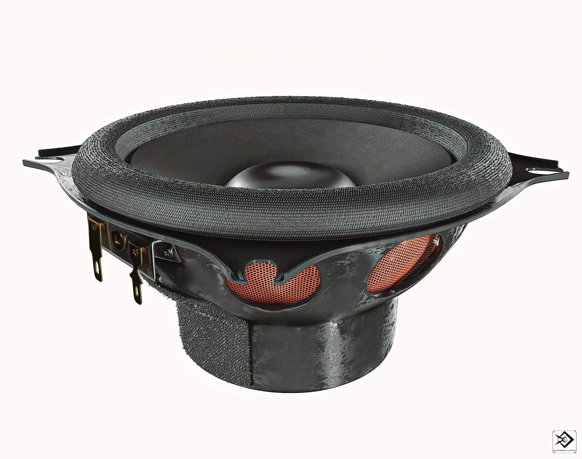 Speaker subwoofers for car stereos 3D model
