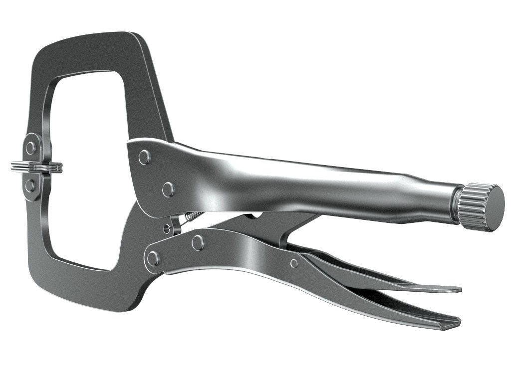 Locking C Clamp 3D model_9