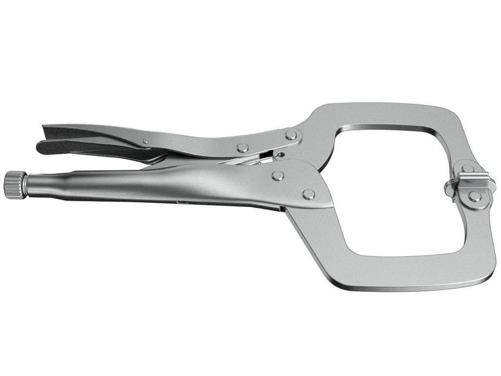 Locking C Clamp 3D model_3