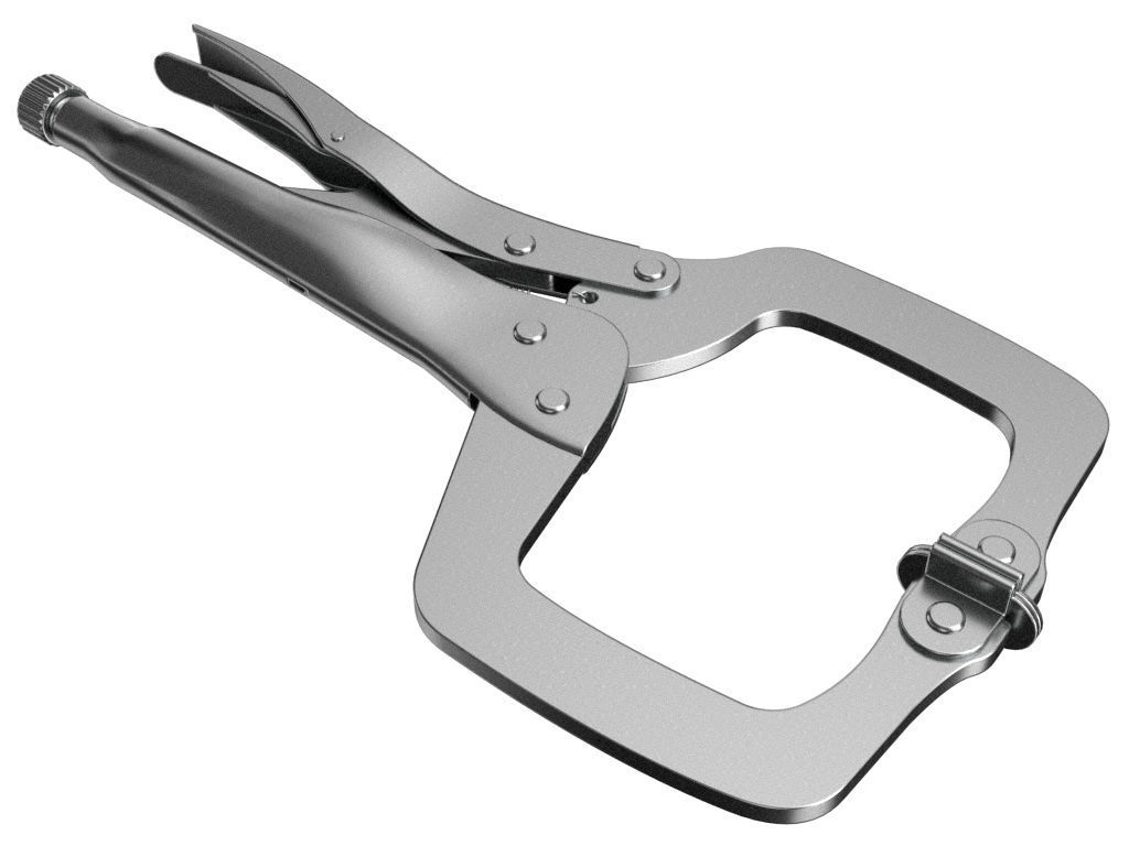 Locking C Clamp 3D model_2