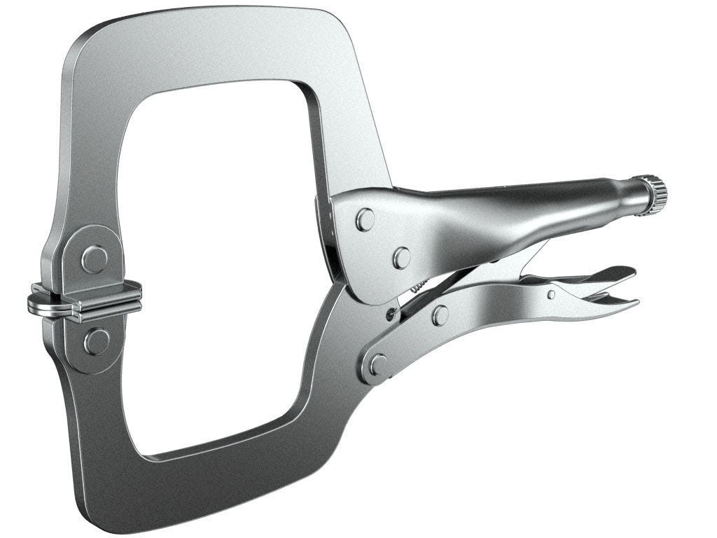 Locking C Clamp 3D model_8