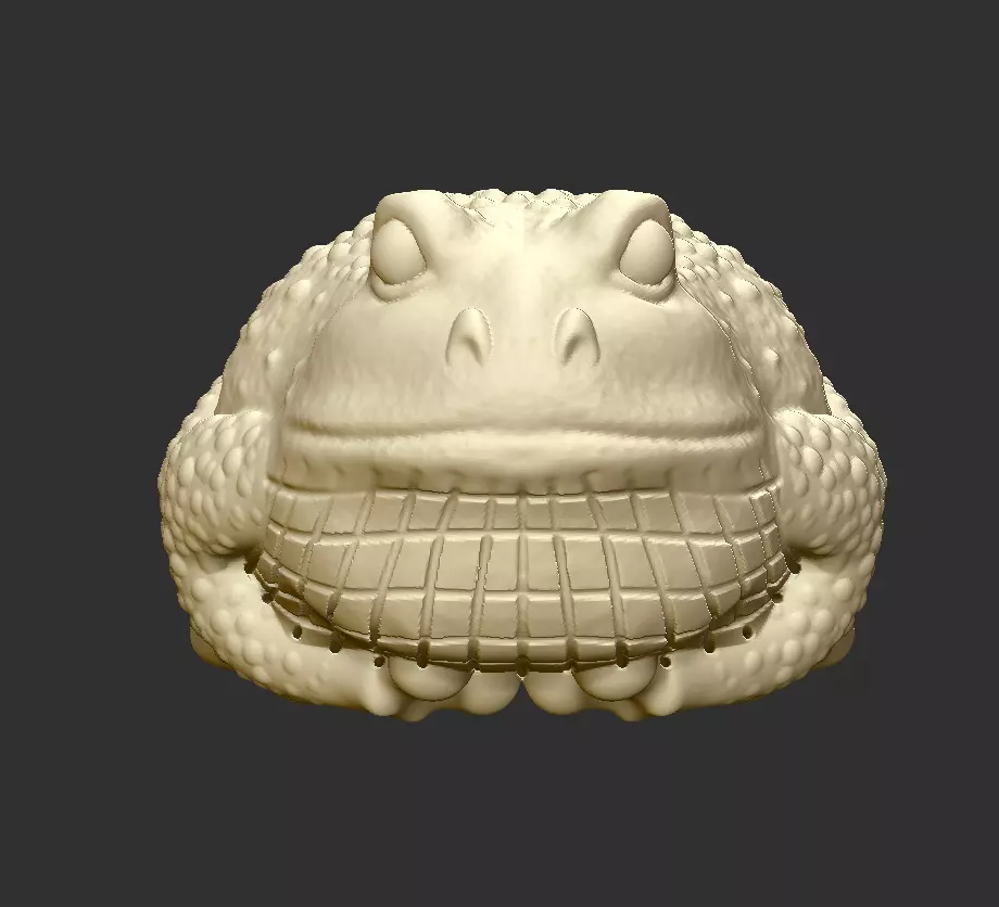a toad frog 3D print model