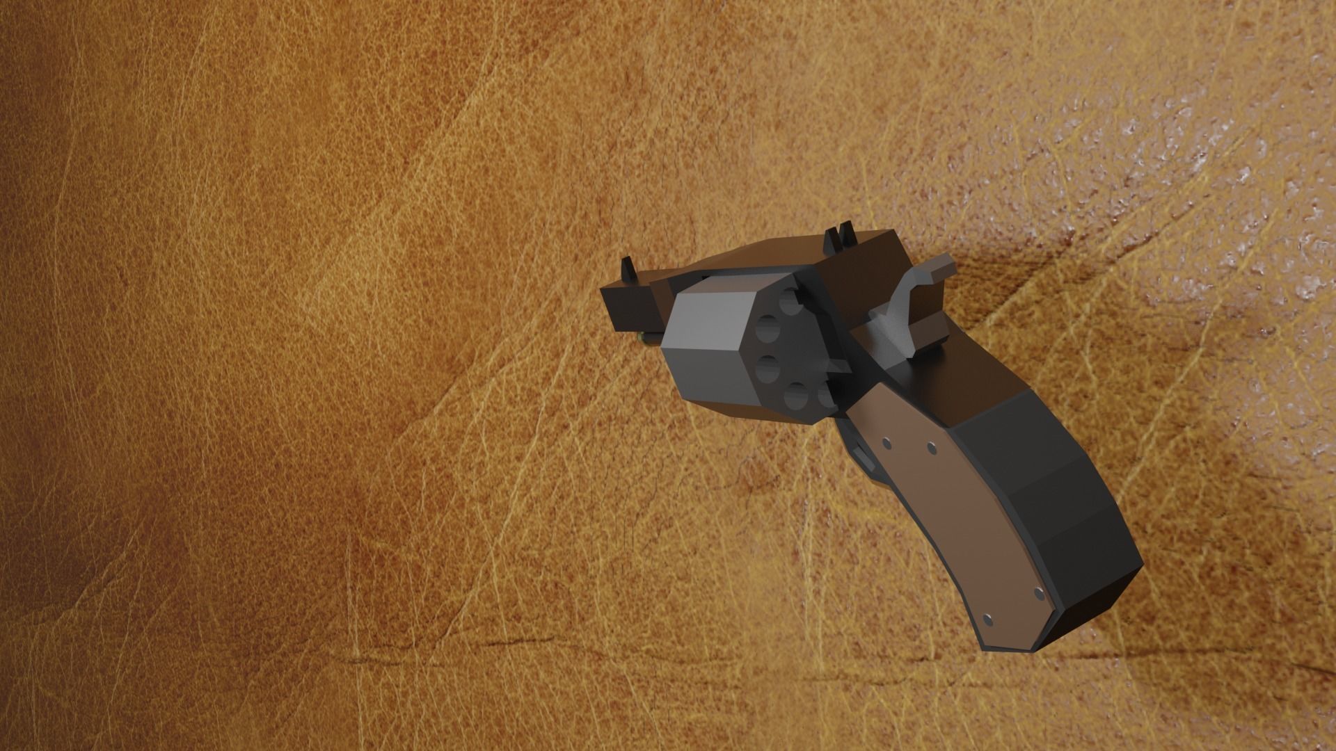 Low Poly Weapon Pack Free low-poly 3D model_5