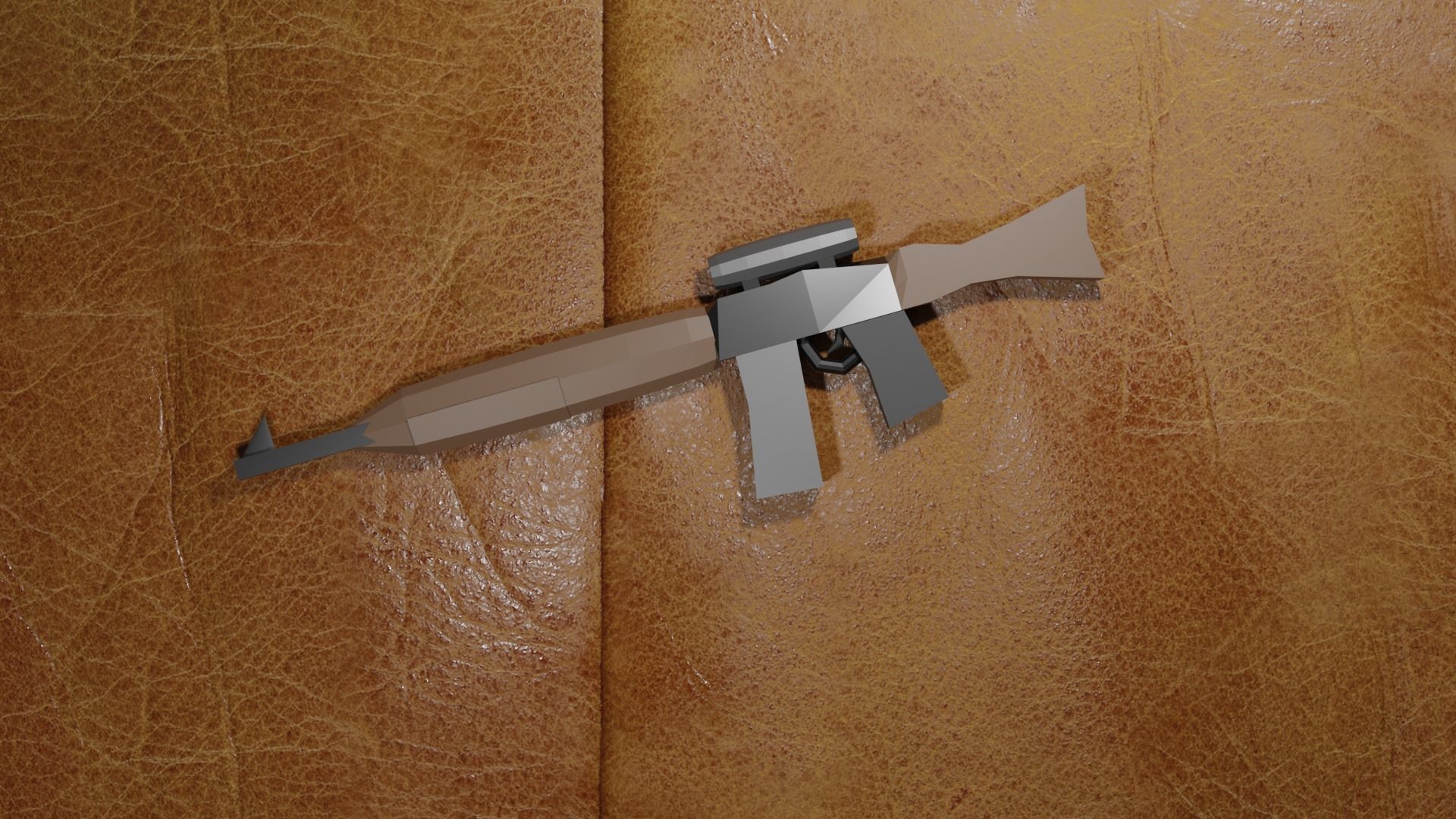 Low Poly Weapon Pack Free low-poly 3D model_3