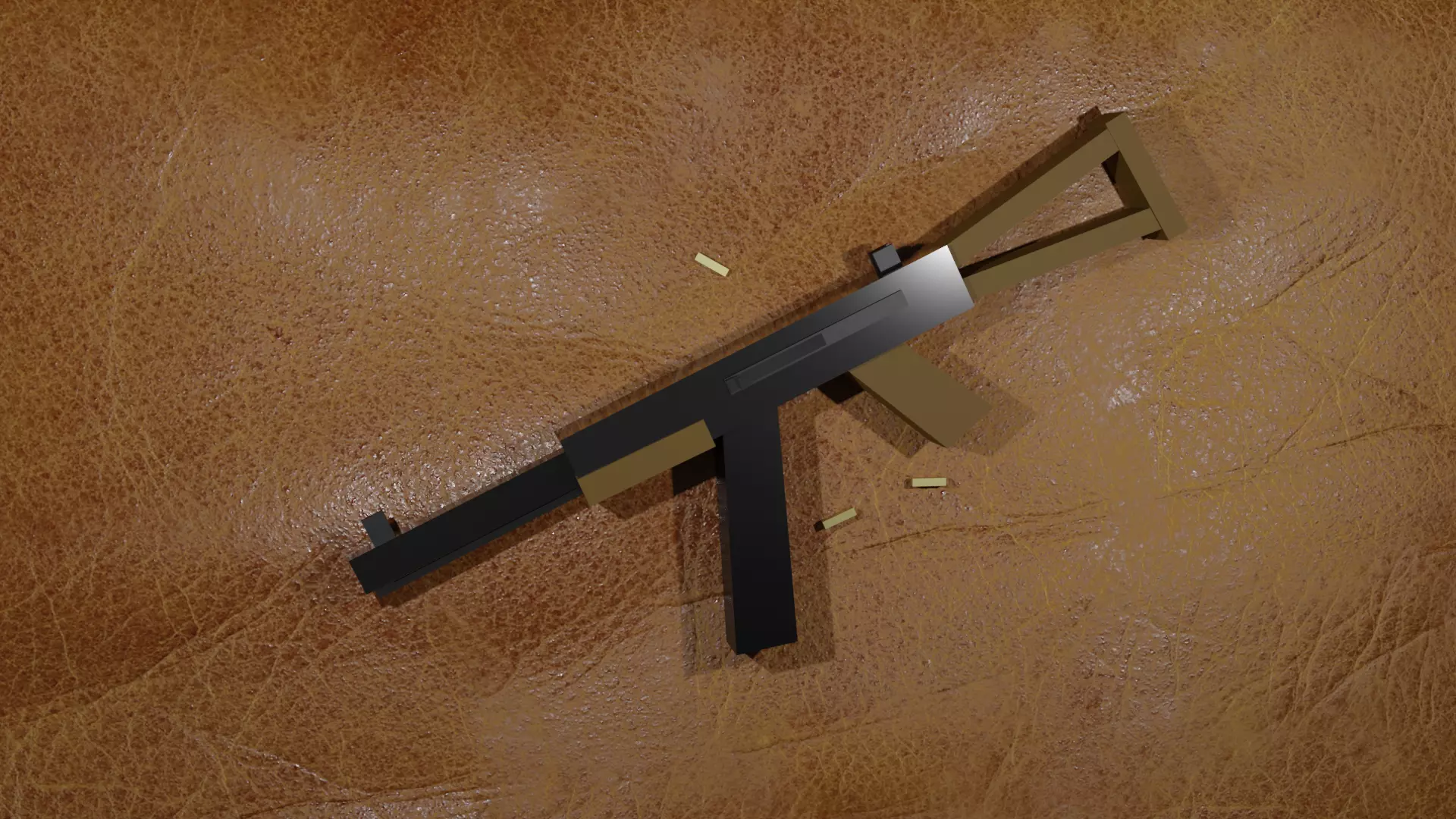 Low Poly Weapon Pack Free low-poly 3D model_0