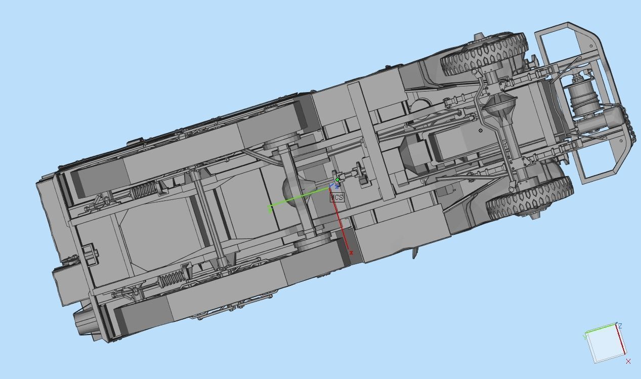 Multiple Gun Motor Carriage M16 3D model_7