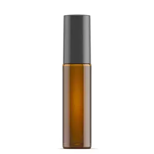 3d model Amber Glass Roller Bottle