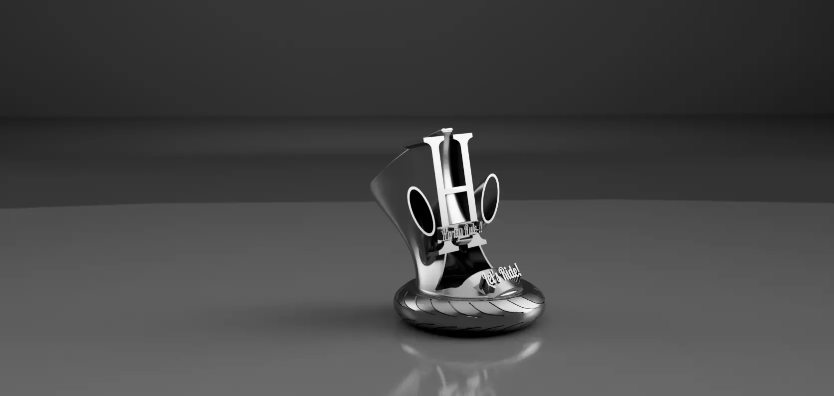 Harley Phone Stand Amp 3D print model