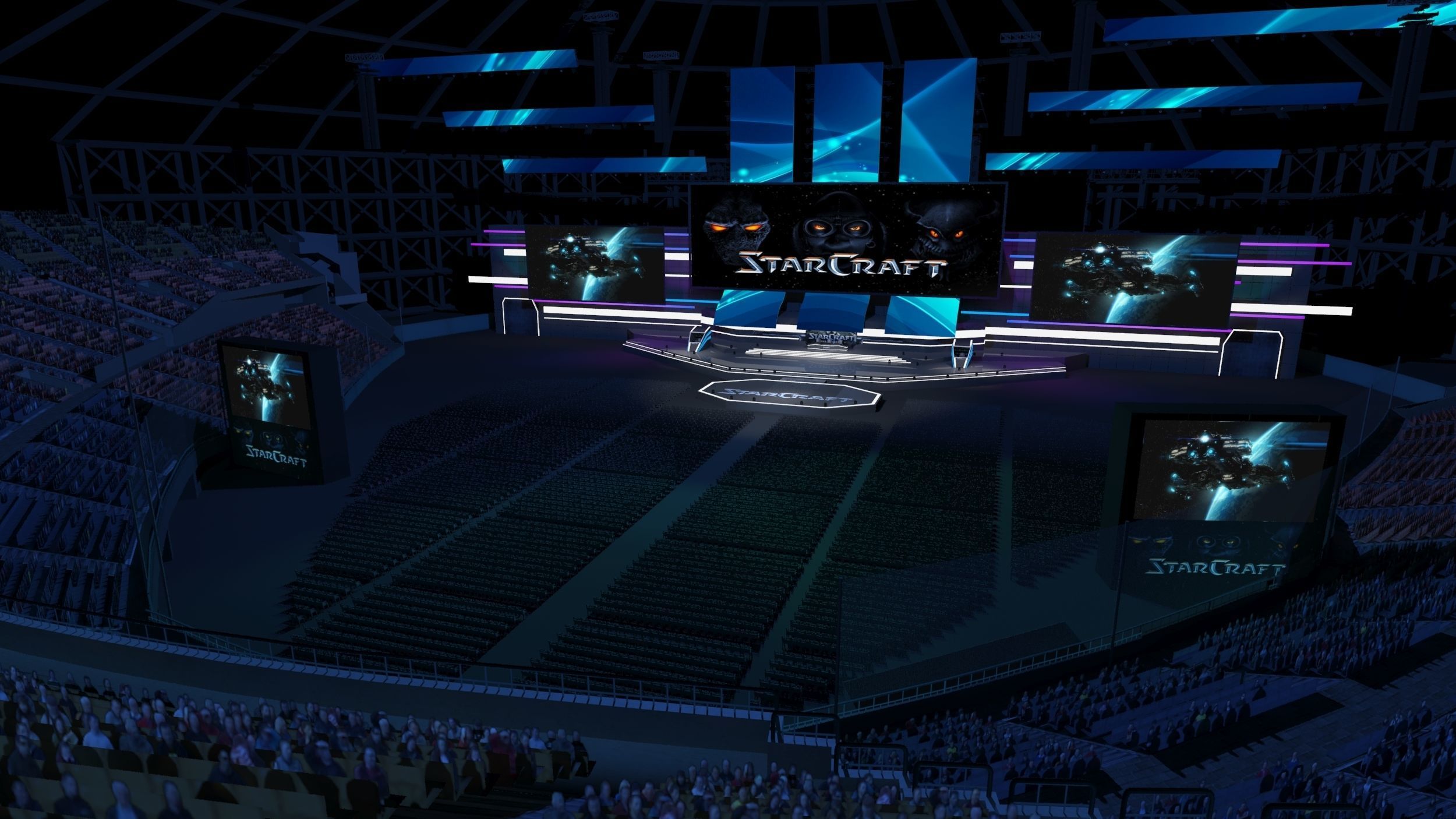 Game Tournament Stage 3D model_5