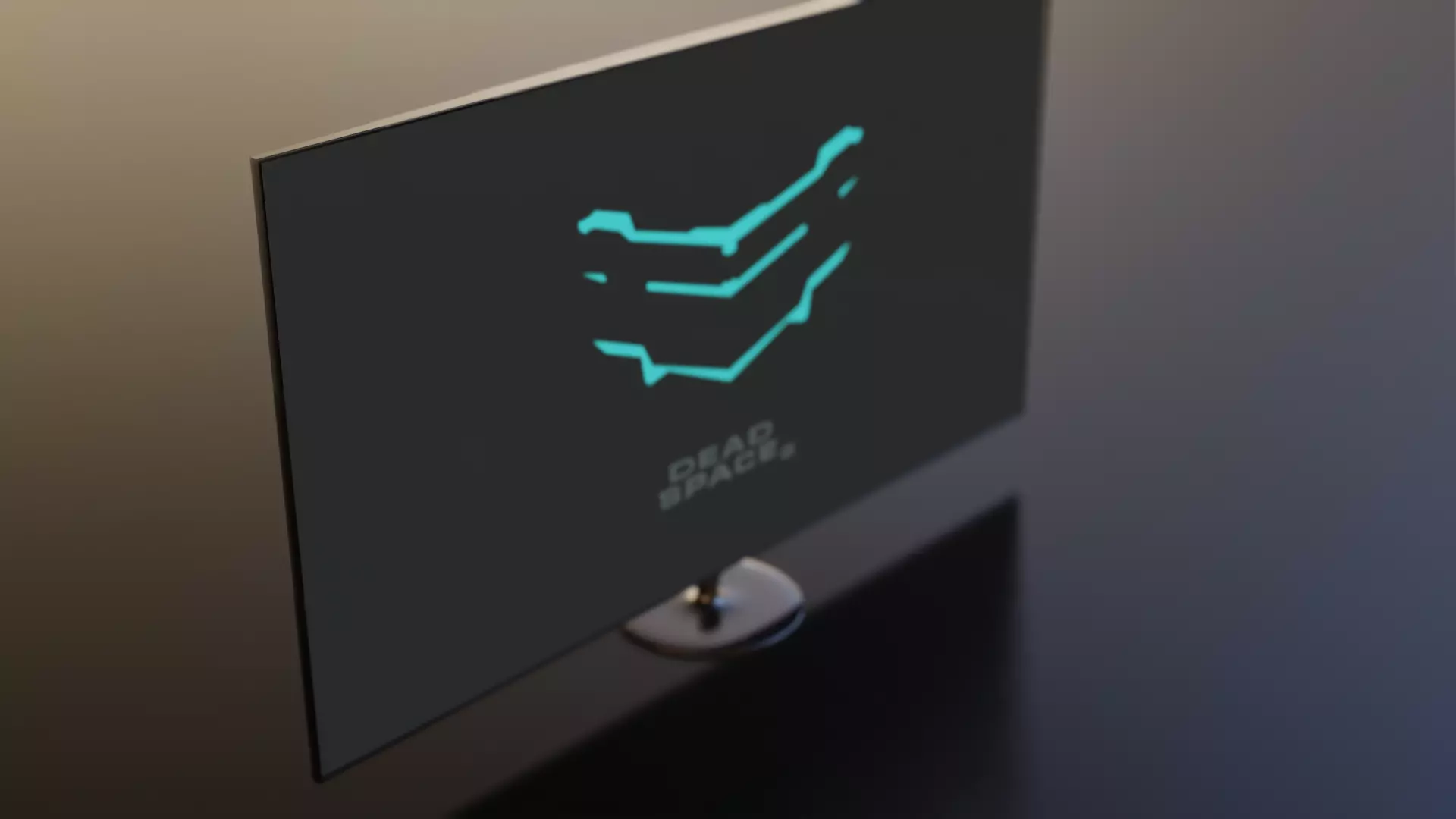 Game ready low poly computer monitor model Free low-poly 3D model_0