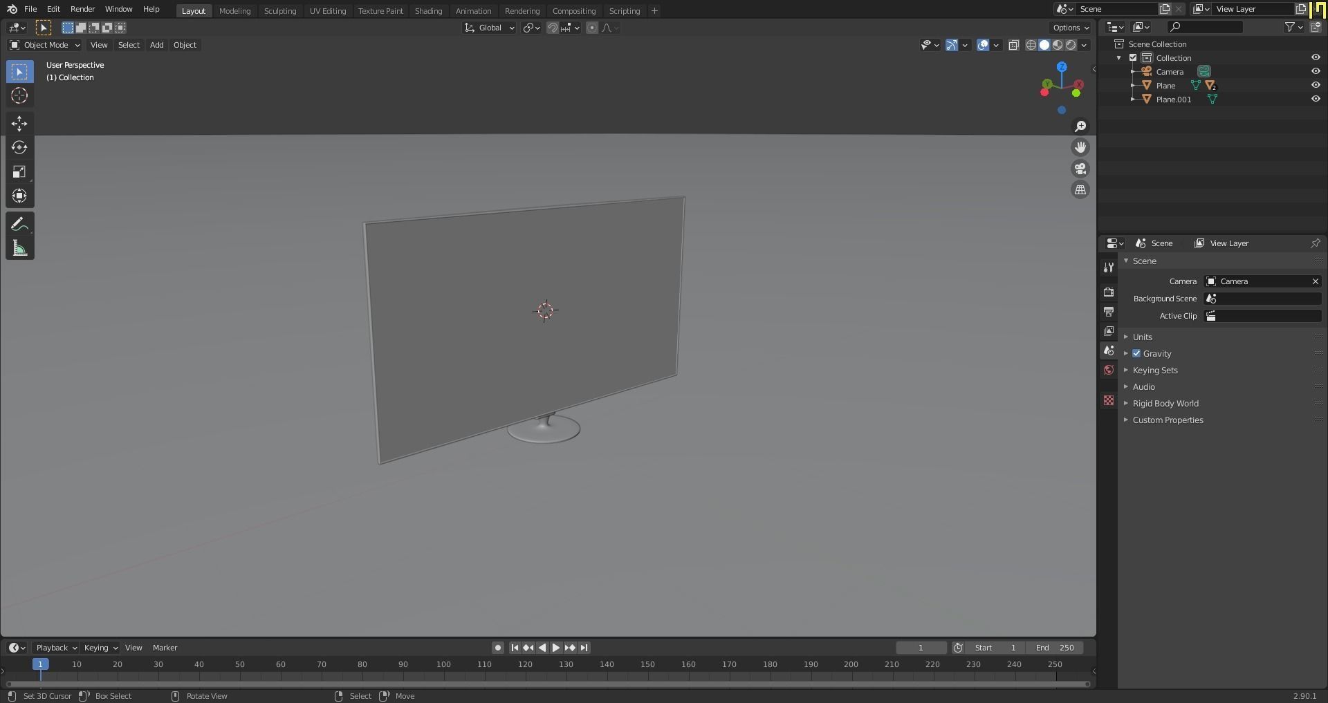 Game ready low poly computer monitor model Free low-poly 3D model_4