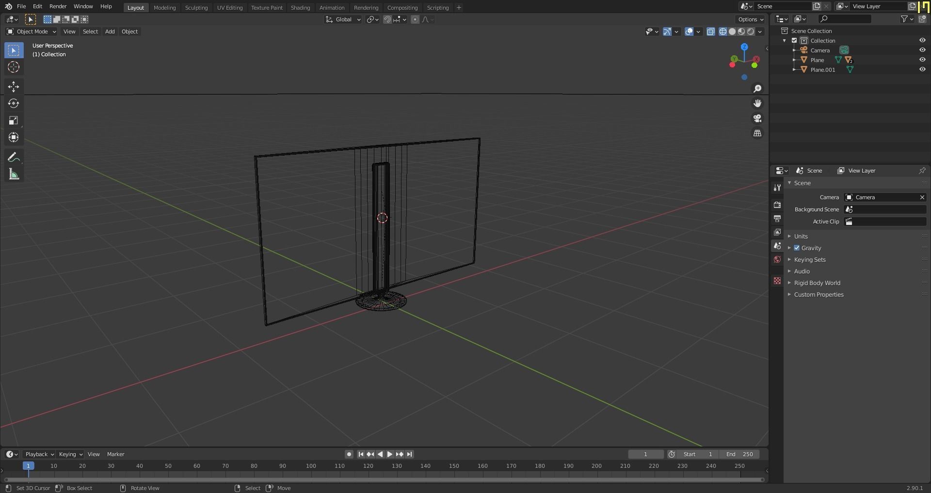 Game ready low poly computer monitor model Free low-poly 3D model_3