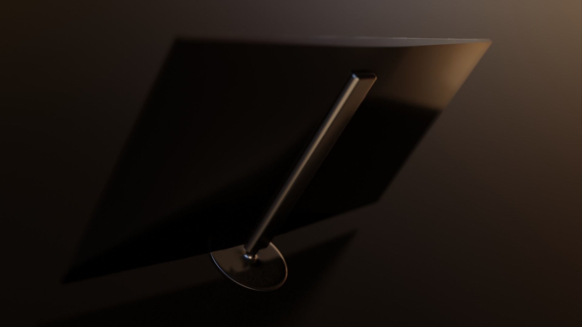 Game ready low poly computer monitor model Free low-poly 3D model_1