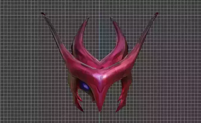 League Of Legends Yone Mask  3D model