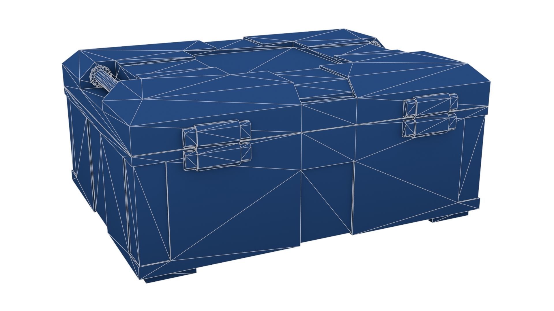 Explosives Storage Case Low-poly 3D model_21