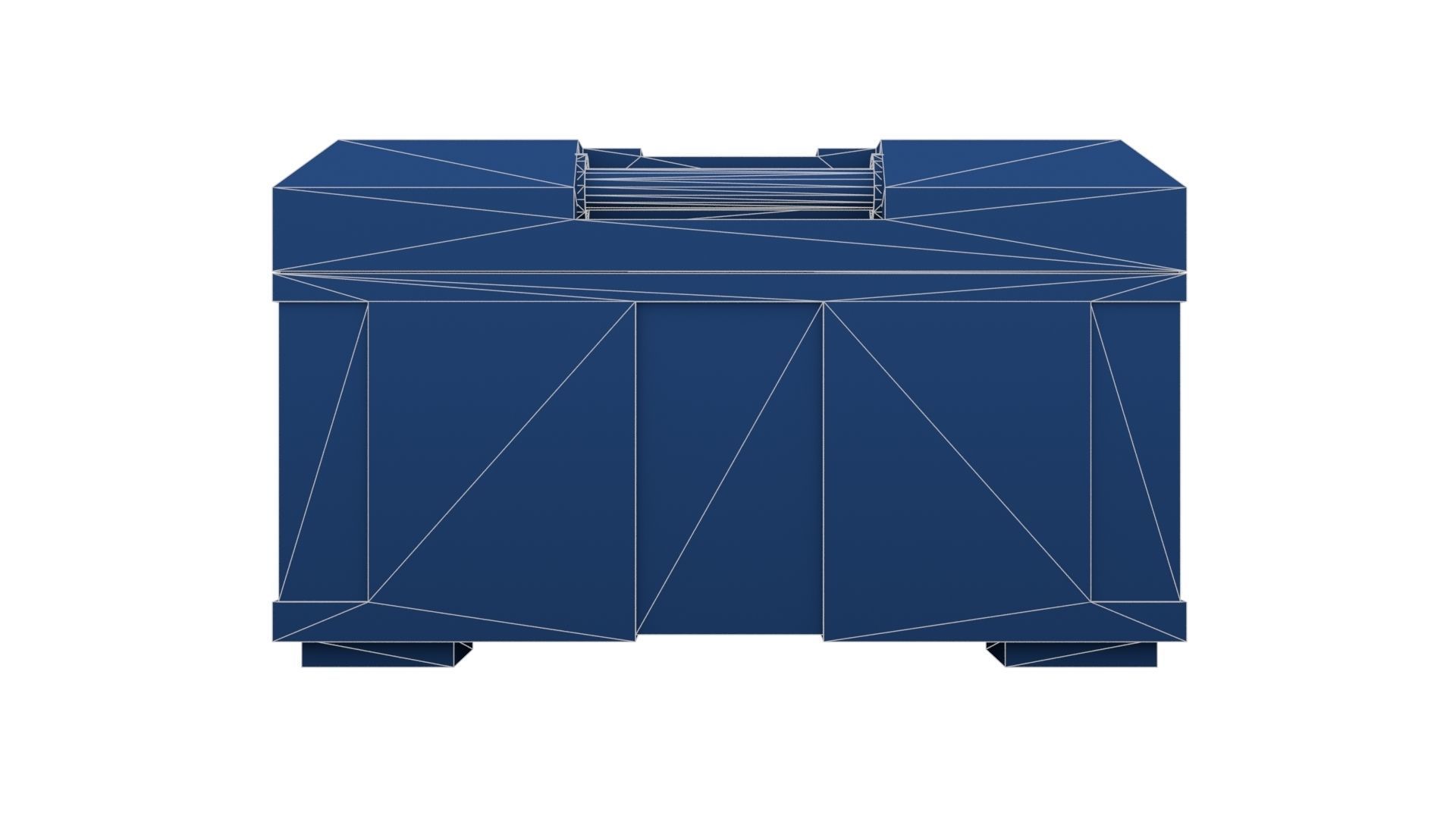 Explosives Storage Case Low-poly 3D model_25
