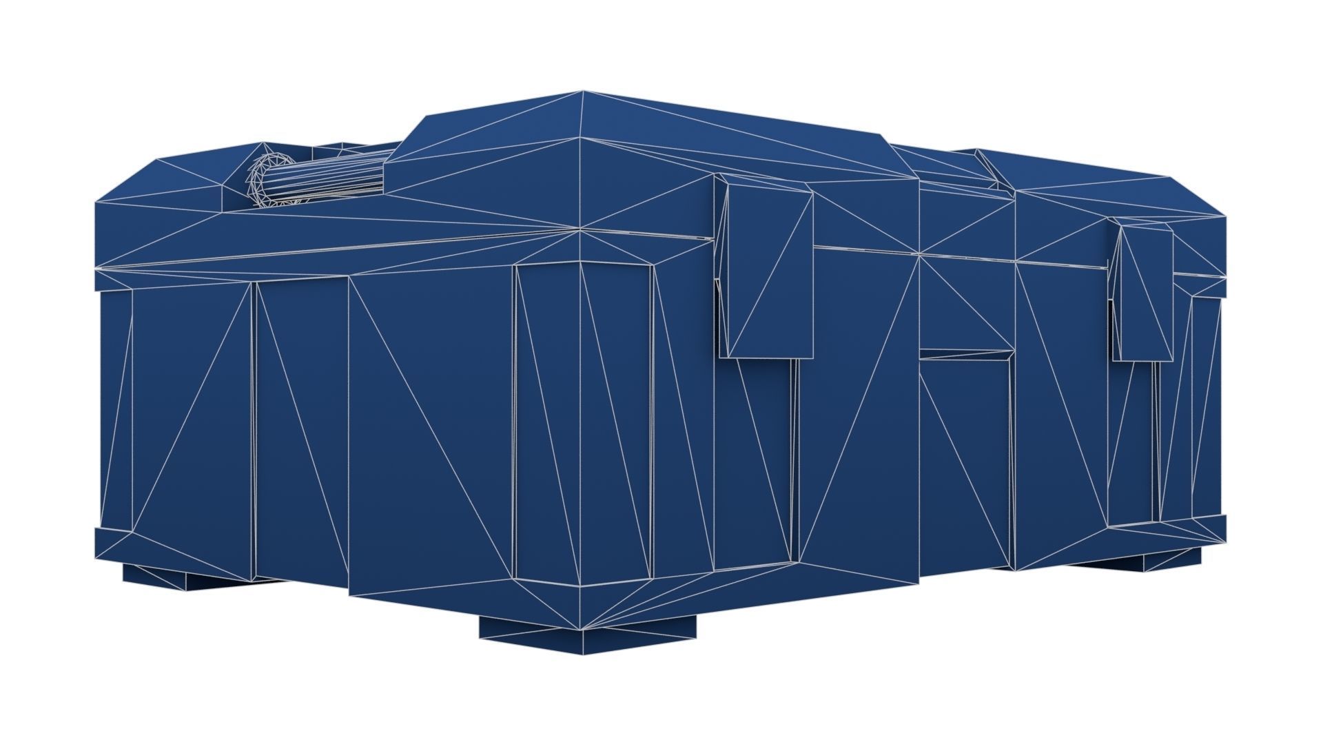 Explosives Storage Case Low-poly 3D model_28