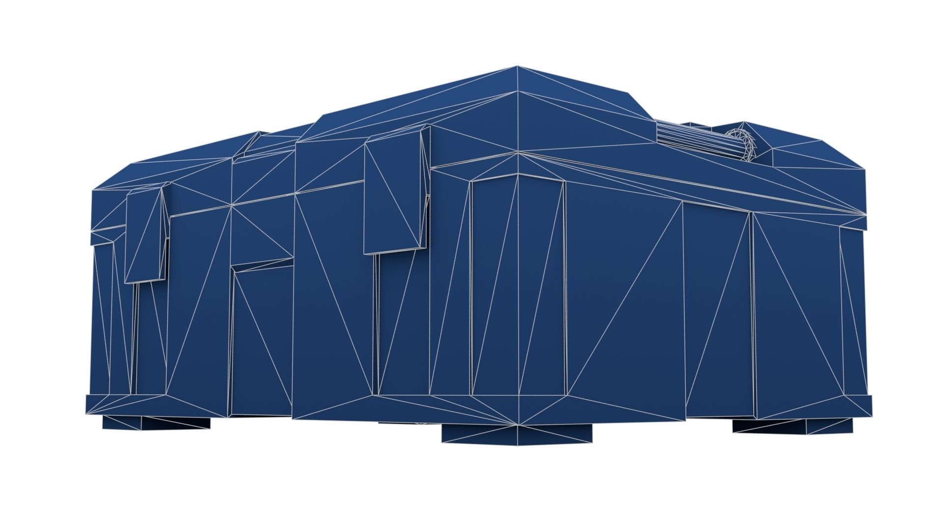 Explosives Storage Case Low-poly 3D model_29