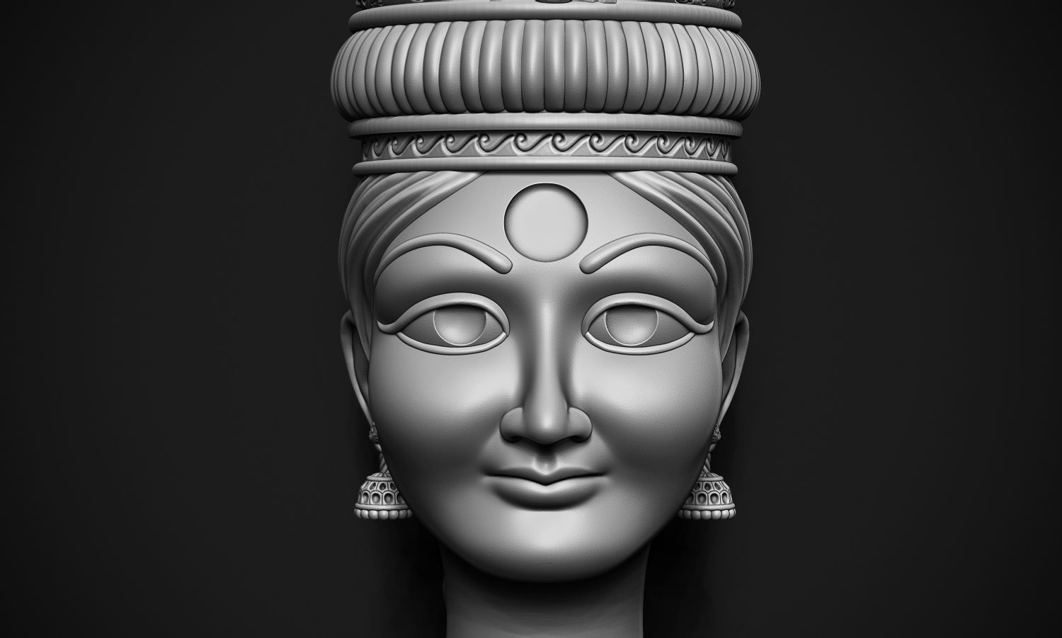 Goddess Head 3D model 3D printable | CGTrader