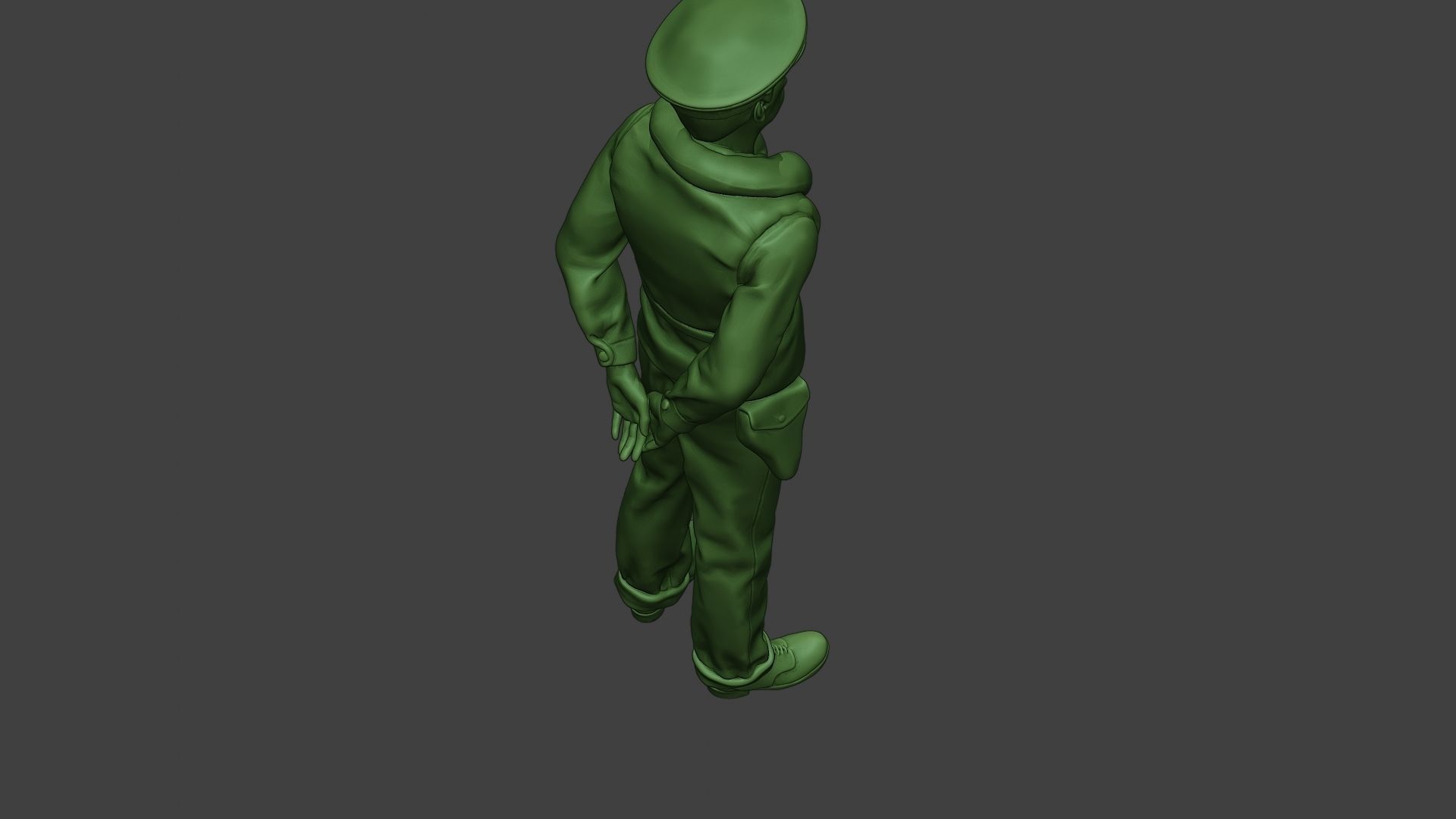 US Navy Officer ww2 USN1 3D print model_23