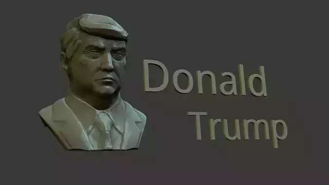 DonaldTrump bust of president donald trump