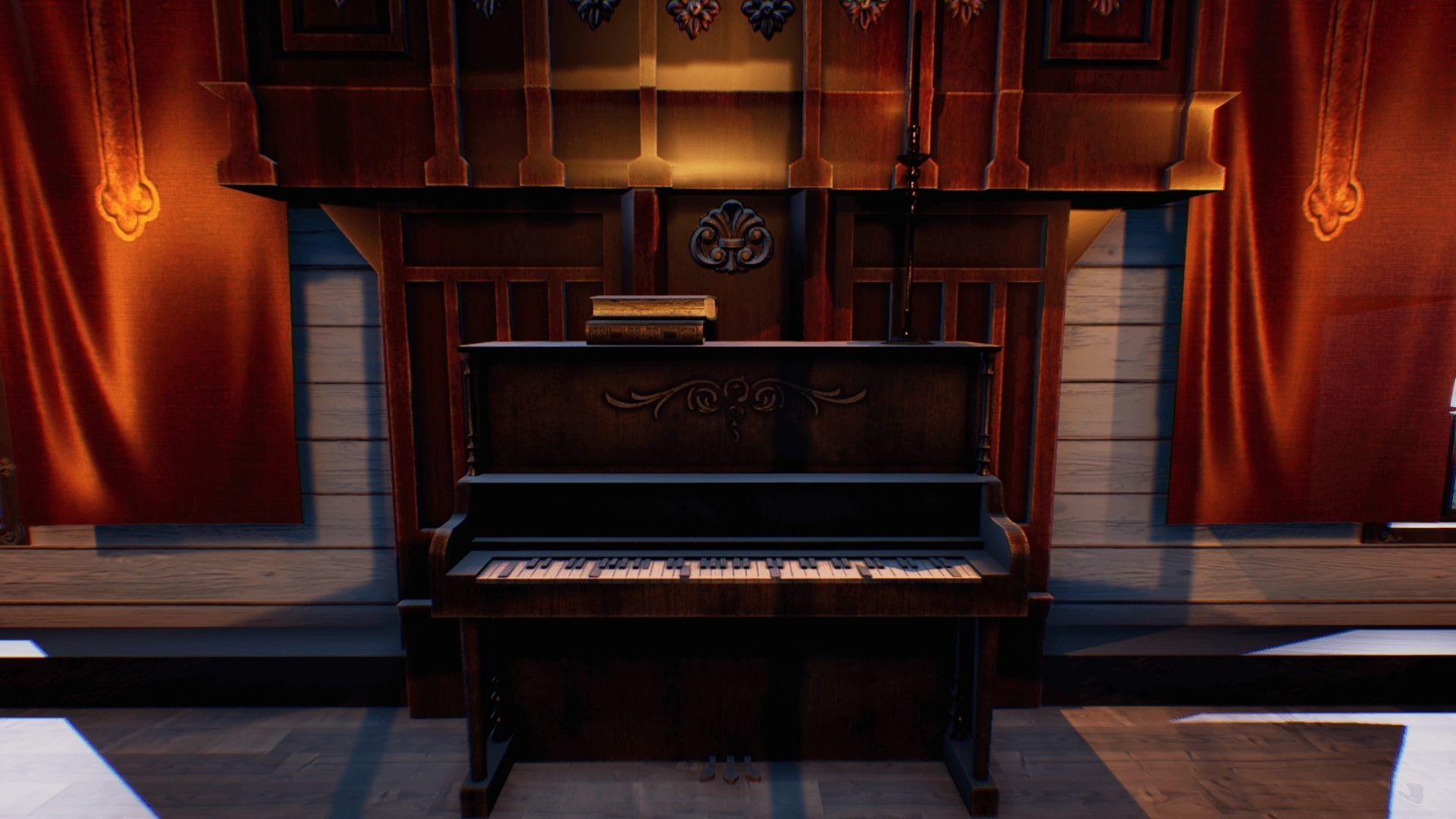 Church 4 Unreal Engine updated Low-poly 3D model_12