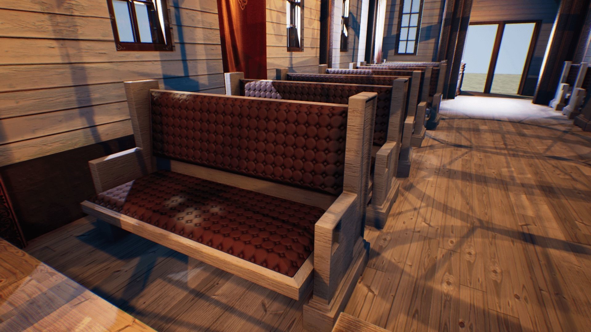 Church 4 Unreal Engine updated Low-poly 3D model_16