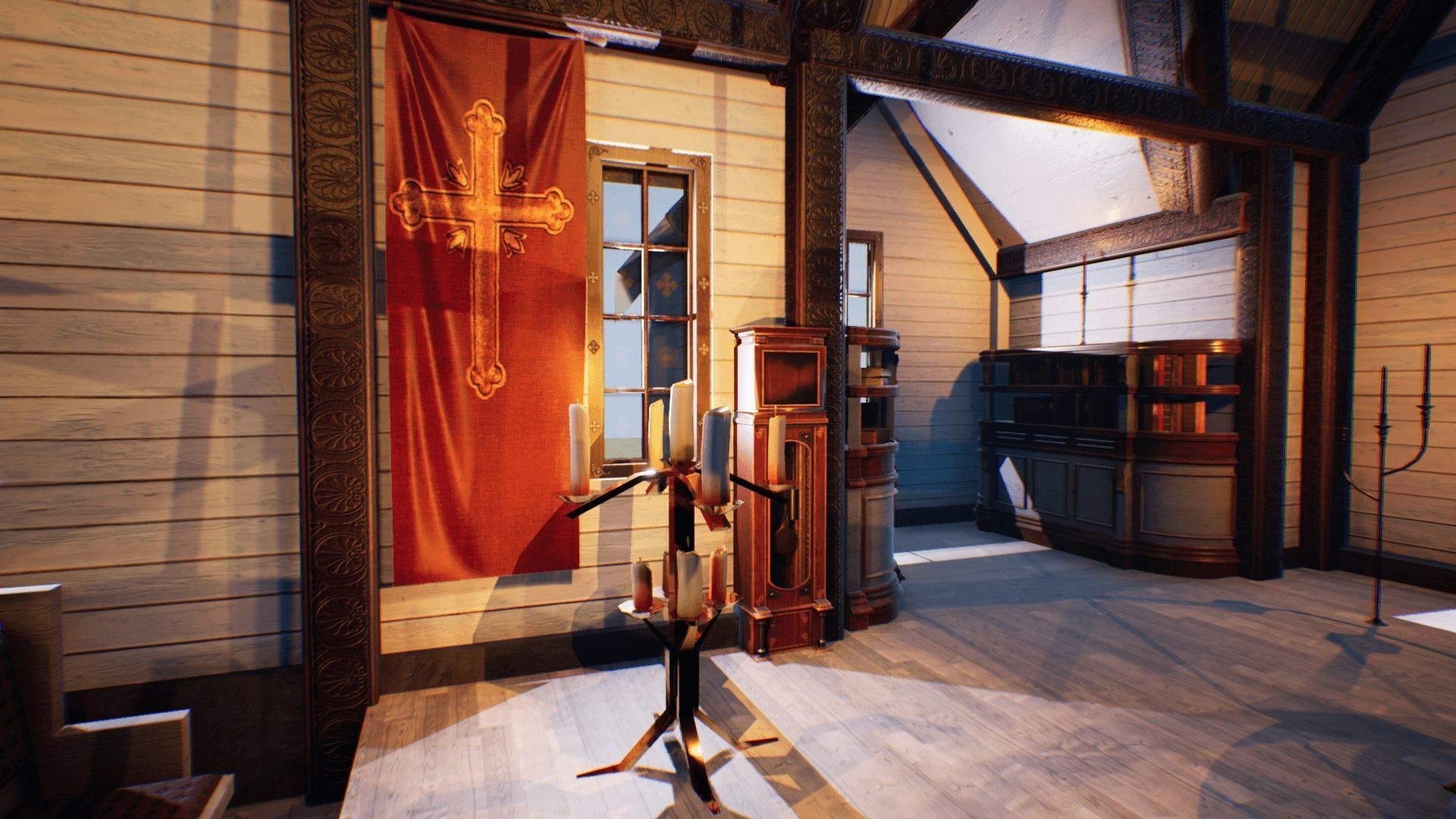 Church 4 Unreal Engine updated Low-poly 3D model_14