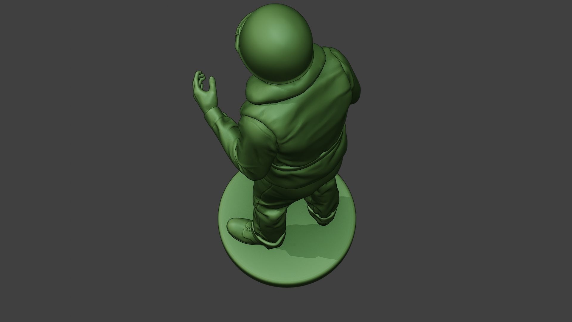 US Navy Sailor ww2 Action USN1 3D print model_16