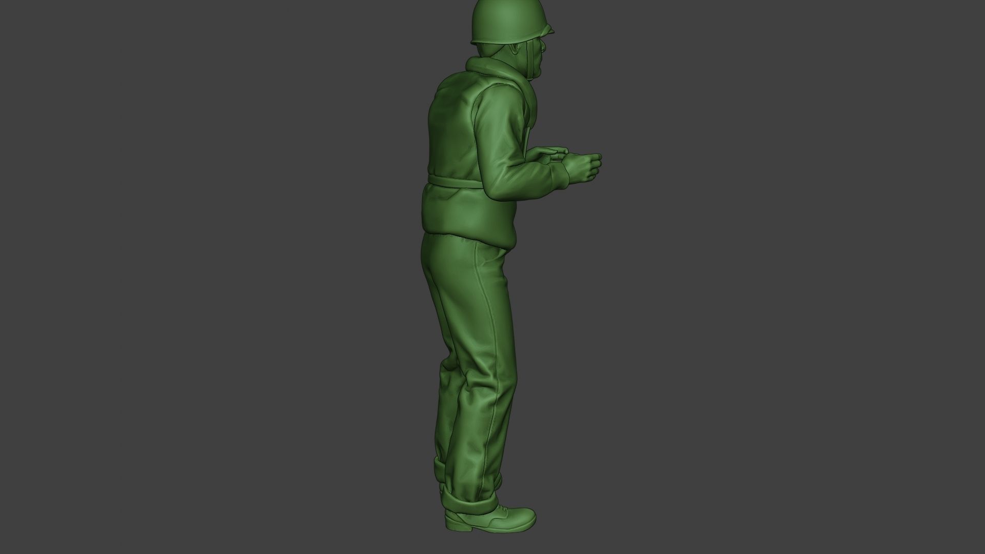 US Navy Sailor ww2 Action USN1 3D print model_31