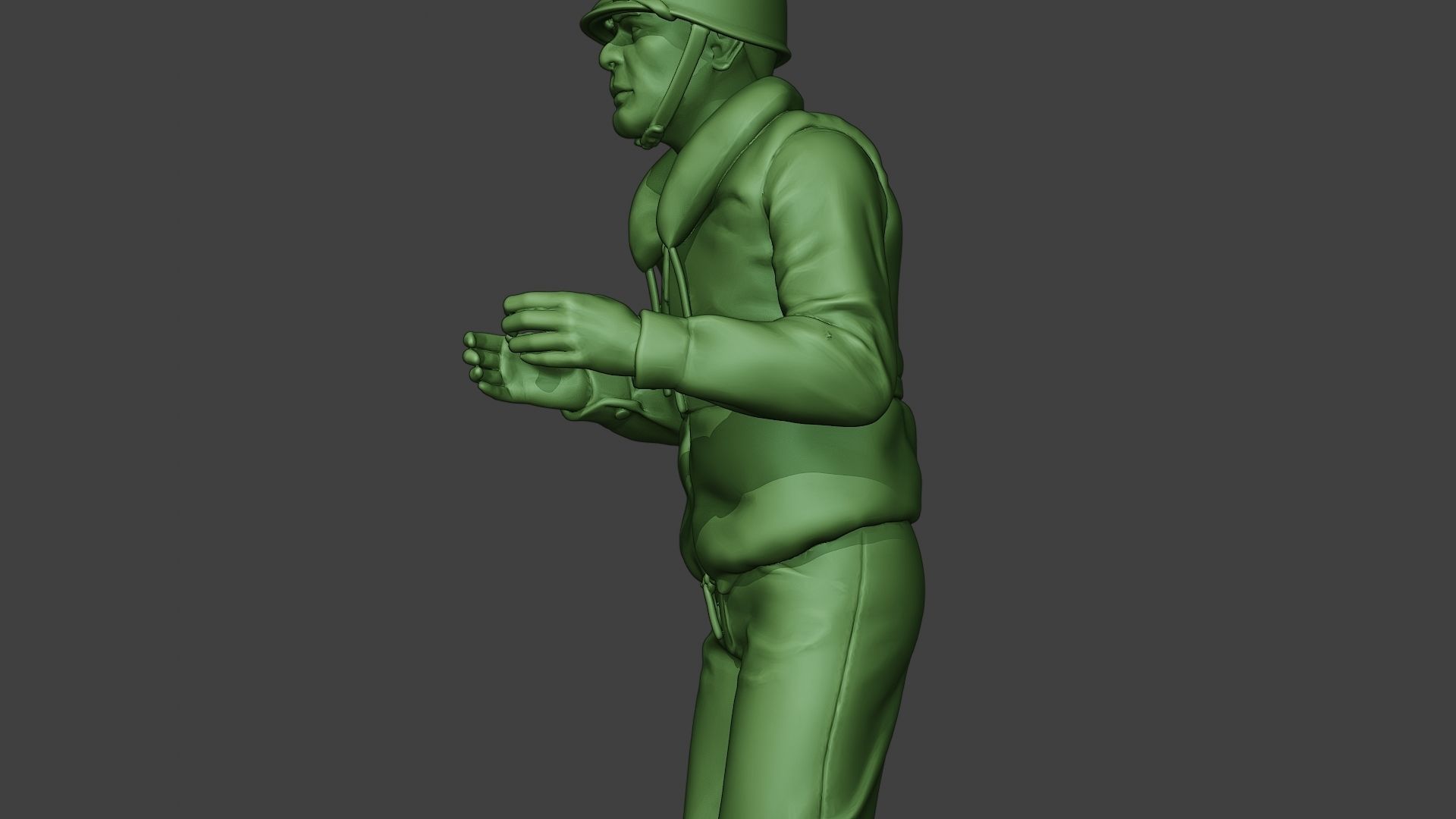 US Navy Sailor ww2 Action USN1 3D print model_17