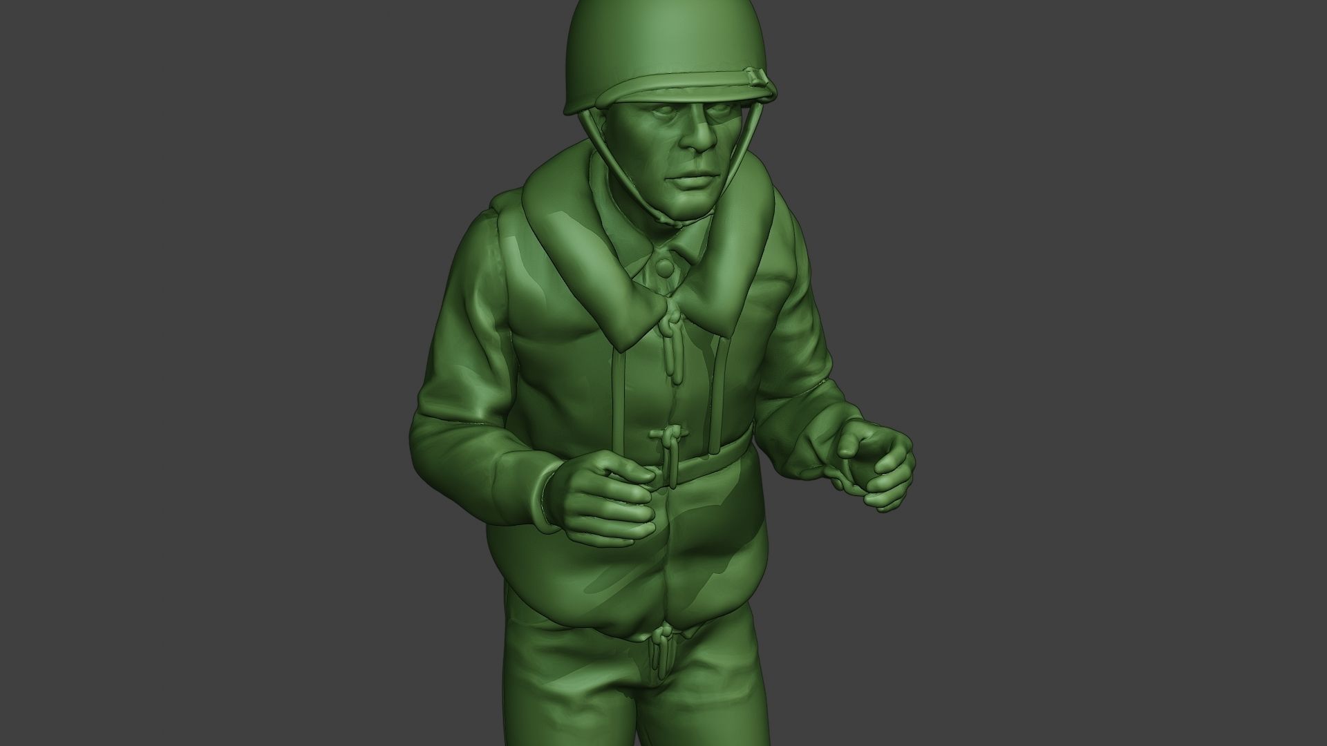 US Navy Sailor ww2 Action USN1 3D print model_19