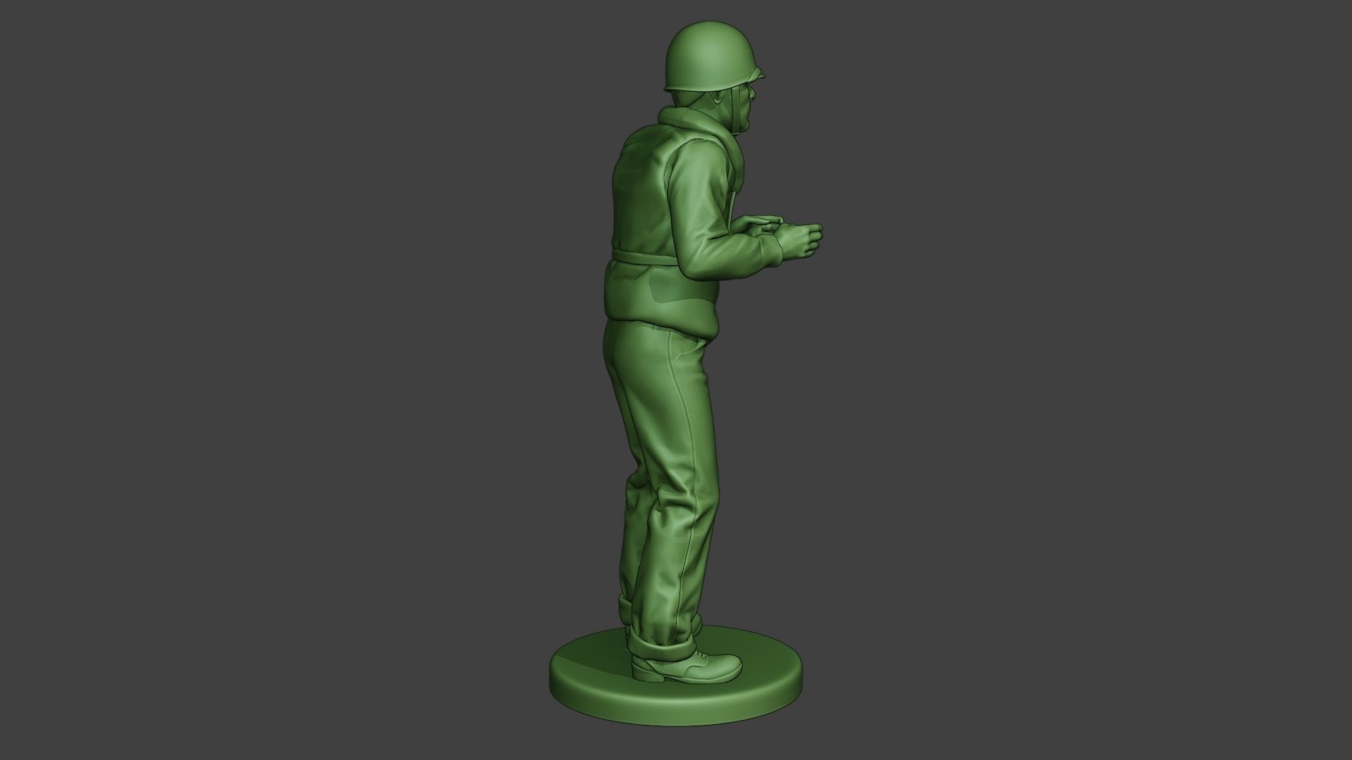 US Navy Sailor ww2 Action USN1 3D print model_8