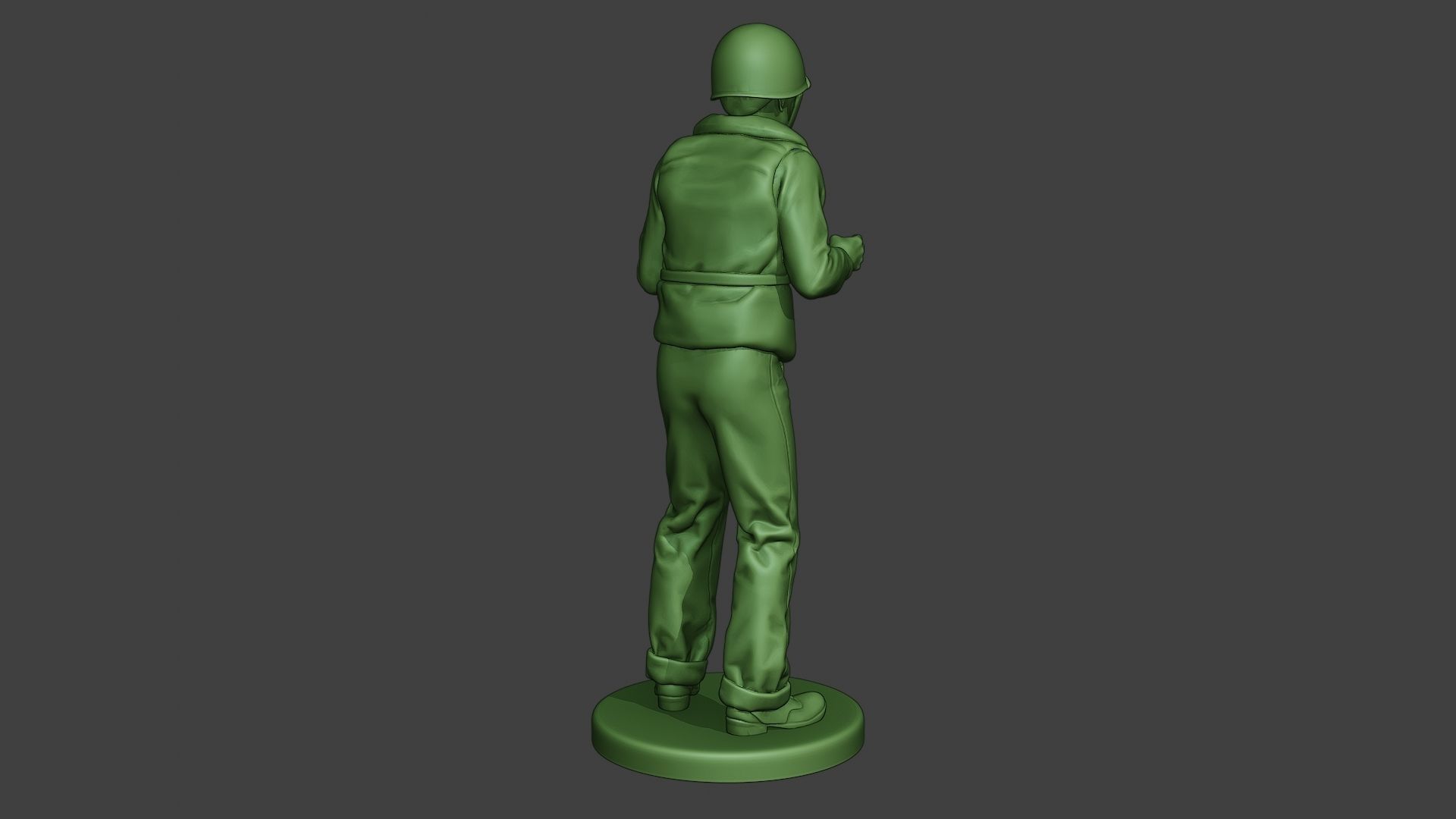 US Navy Sailor ww2 Action USN1 3D print model_7