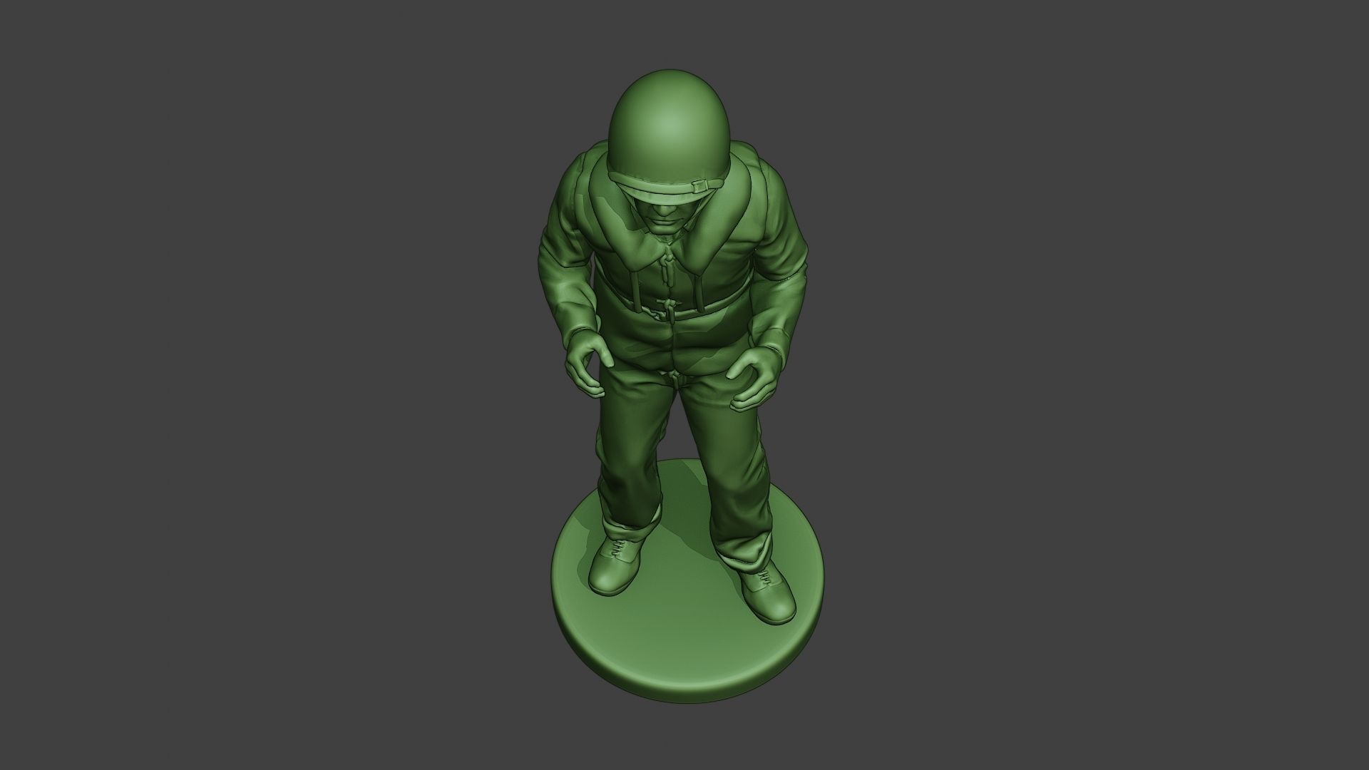 US Navy Sailor ww2 Action USN1 3D print model_14