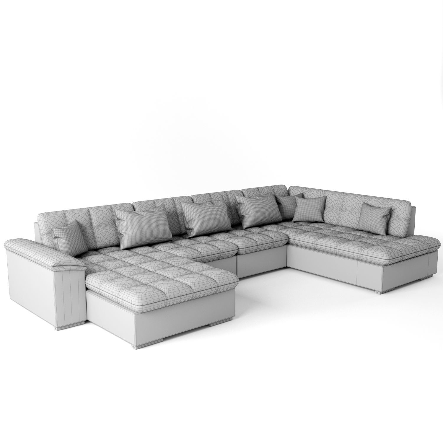 Sofa Modern 3D model_3