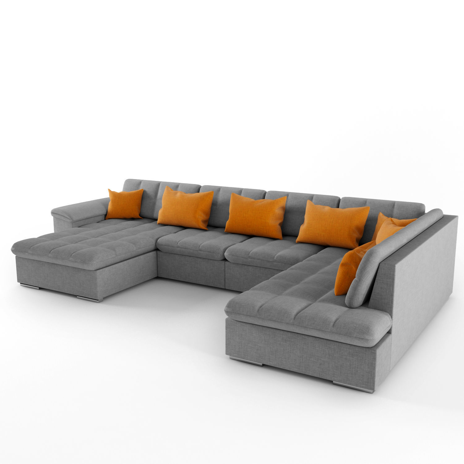 Sofa Modern 3D model_4