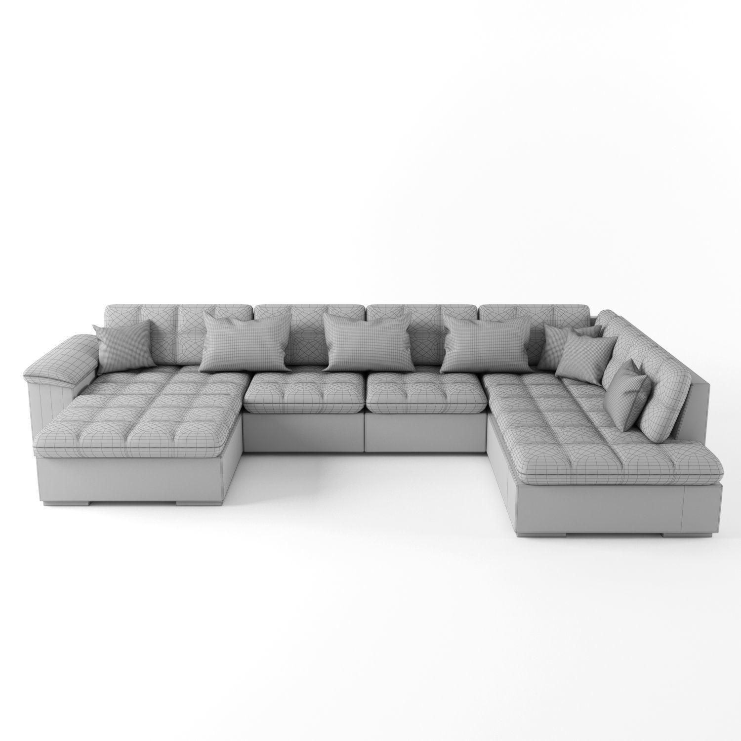Sofa Modern 3D model_1